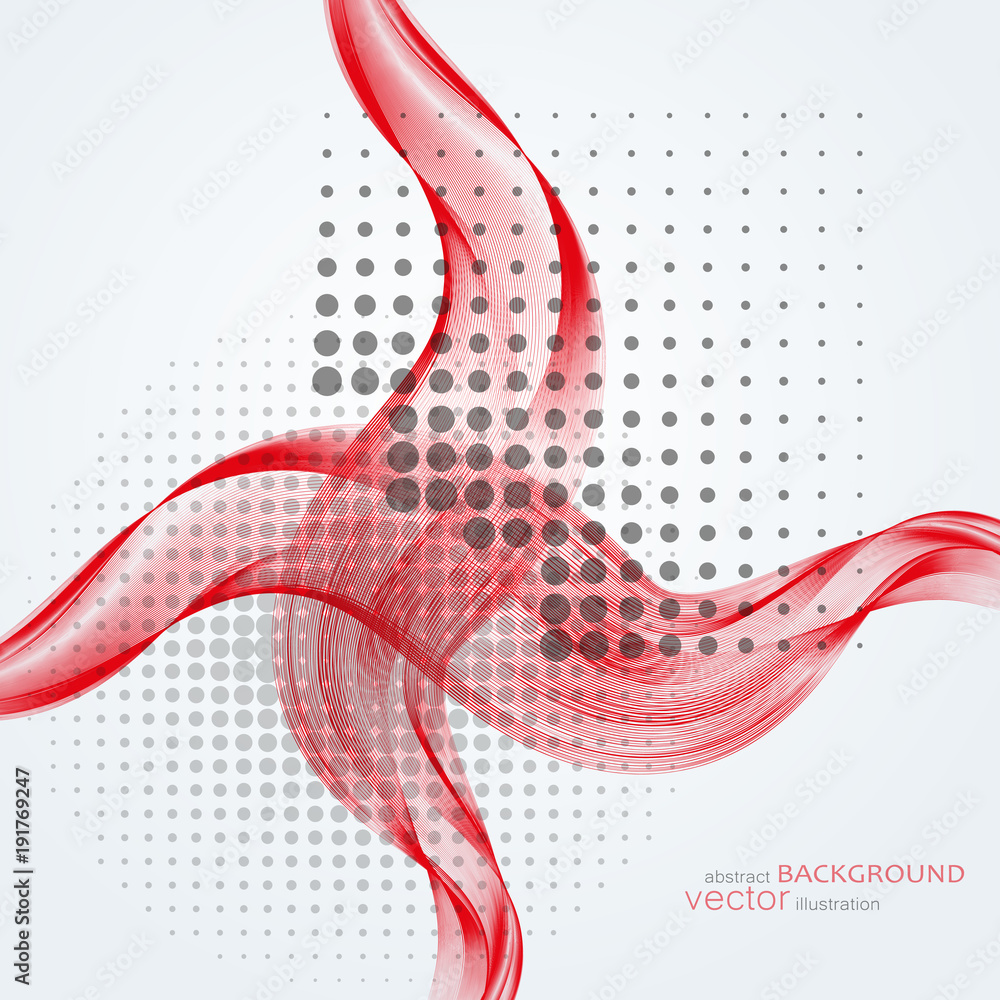 Poster abstract backgrounds with colorful wavy lines. elegant wave design. vector technology.