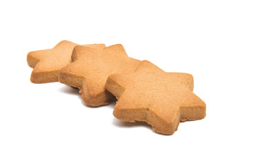 cookie star isolated