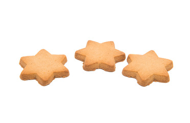 cookie star isolated