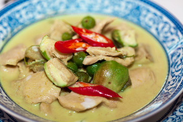 green curry with chicken