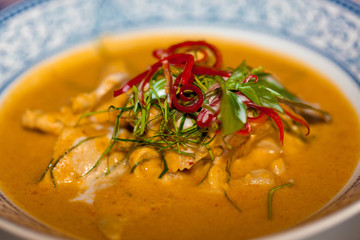 Panang Curry with chicken, Thai Cuisine