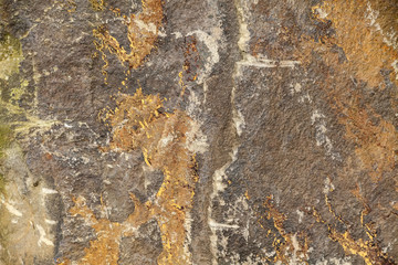 Background of weathered standing stone rock