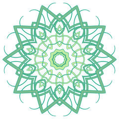 Arabic Colorful Mandala. Ethnic tribal ornaments