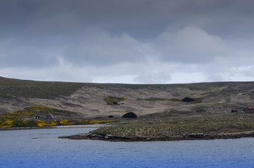 Landscape Mountain meets the Sea