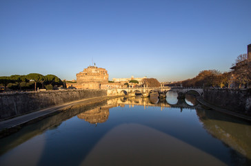 Sant' Angelo Bridge and Sant' Angelo Castel, Rome