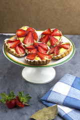 homemade algeria delicious mini strawberry tart