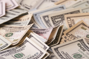 Various dollar banknotes