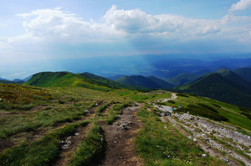 Beautiful scenery of mountains, Little Fatra , Slovakia