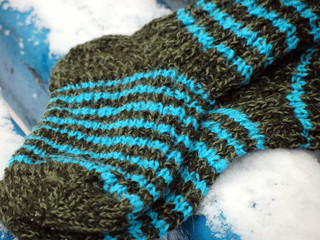 вязаные носки