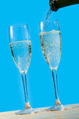Sparkling summer wine