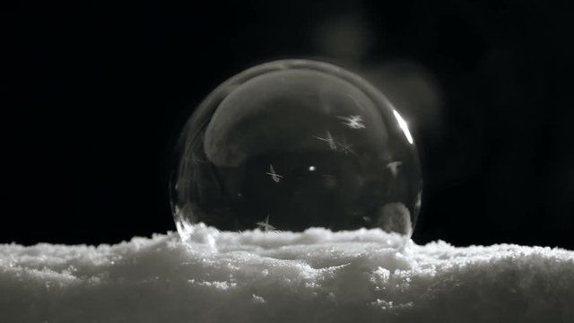 Freezing bubble Ice ball for Christmas and New Year