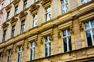 detailed view of marble facade