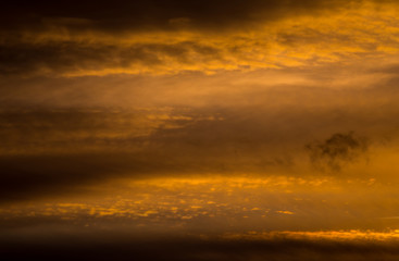 Cloudy Abstract Background at Sunset.