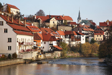 Fototapeta na wymiar View of Cesky Krumlov. Czech republic