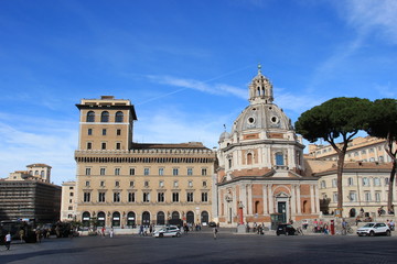 Fototapeta na wymiar Place de Venise - Rome
