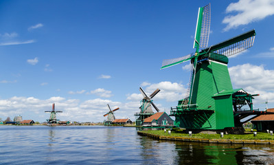 Dutch windmill, Amsterdam countryside, Netherlands - 191789622