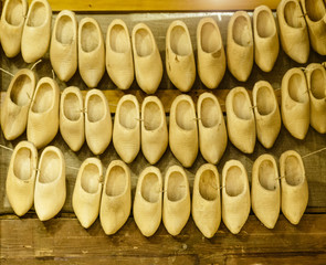 Wooden shoes, Clogs, typican dutch shoes, Amsterdam, Netherlands - 191789629