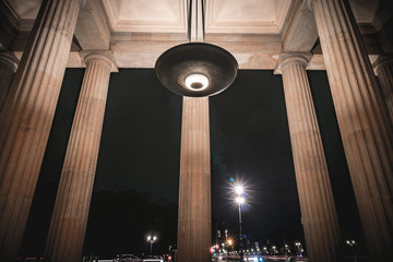 the Brandenburger Gate in Berlin by night © lakkot