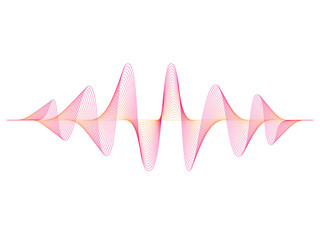 colorful vector design illustration of dynamic sound wave, radio frequency modulation, random sound wave, amplitude wave, vibration,