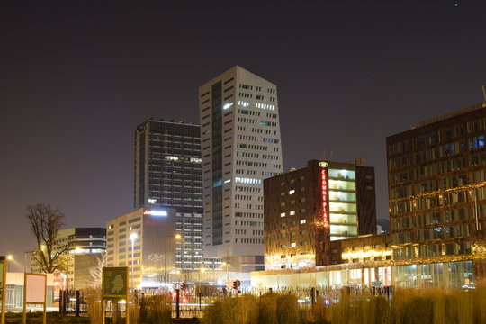 Ciel d'Euralille vue de nuit