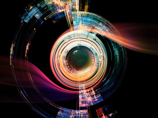 Digital Lens Effect - obrazy, fototapety, plakaty