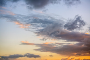 Sky background with clouds . Sky with clouds
