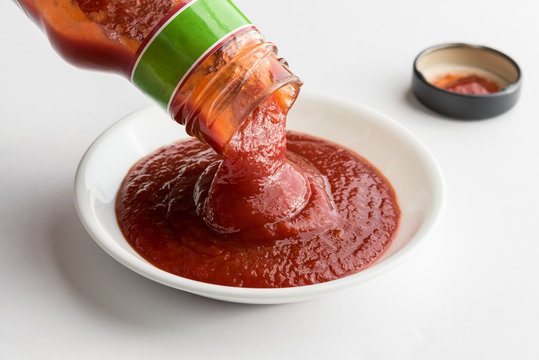 Red Sauce Poured in a Bowl