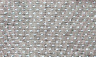 Weiße Punkte - Leinen - Textur