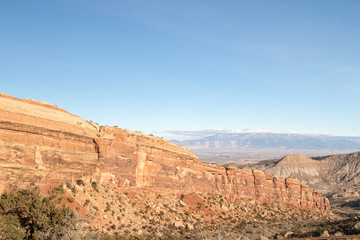 Fototapeta na wymiar Desert canyon mountains