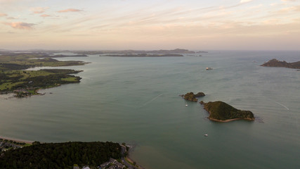 Bay Of Islands At Sunset 