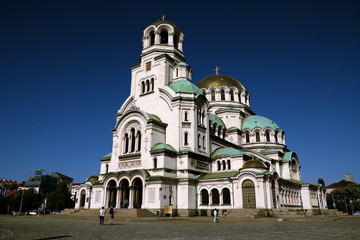 Fototapeta na wymiar Alexander Nevsky Cathedral In Sofia, Bulgaria