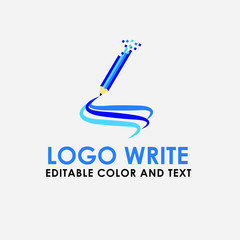 LOGO WRITING , PEN VECTOR , ICON WRITE 