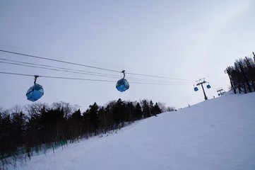 Obraz premium スキーゴンドラ