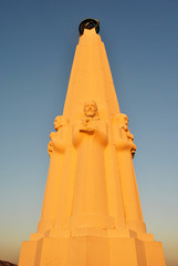 Astronomers Monument in Griffith Observatory, Los Angeles, California