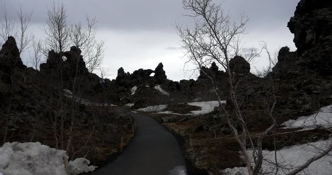 Iceland Travel volcanic rock, dimmu borgir