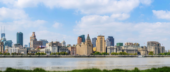 上海外滩美丽的建筑景观