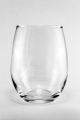stemless wine glass
