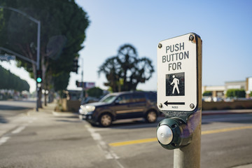 The cross road button