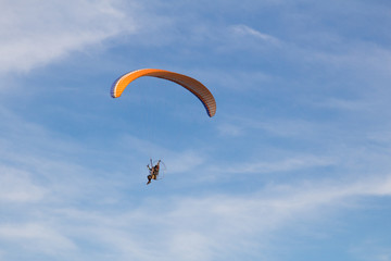 Para Motor is controlling by the man on the sky.