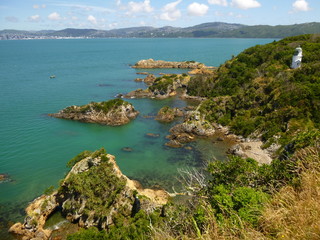 Fototapeta na wymiar Emerald harbour view