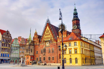 Naklejka na ściany i meble Wroclaw, Poland