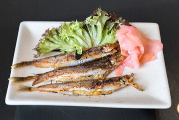 grilled shishamo