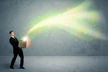 Light escapig paper box