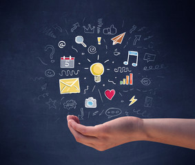 Hand holding applications