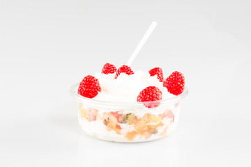 chantilly fruit salad with currants