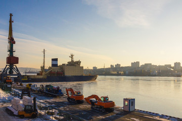 Morning at the port.