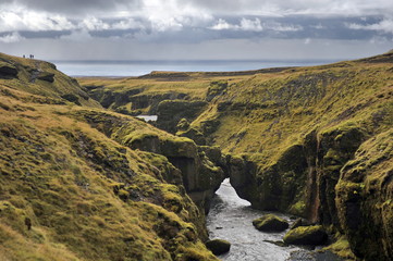 Skogafoss Waterfall, Skoga river, Iceland,