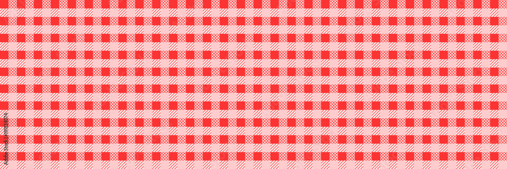 Poster horizontal elegant square red checked pattern for background and design,vector illustration