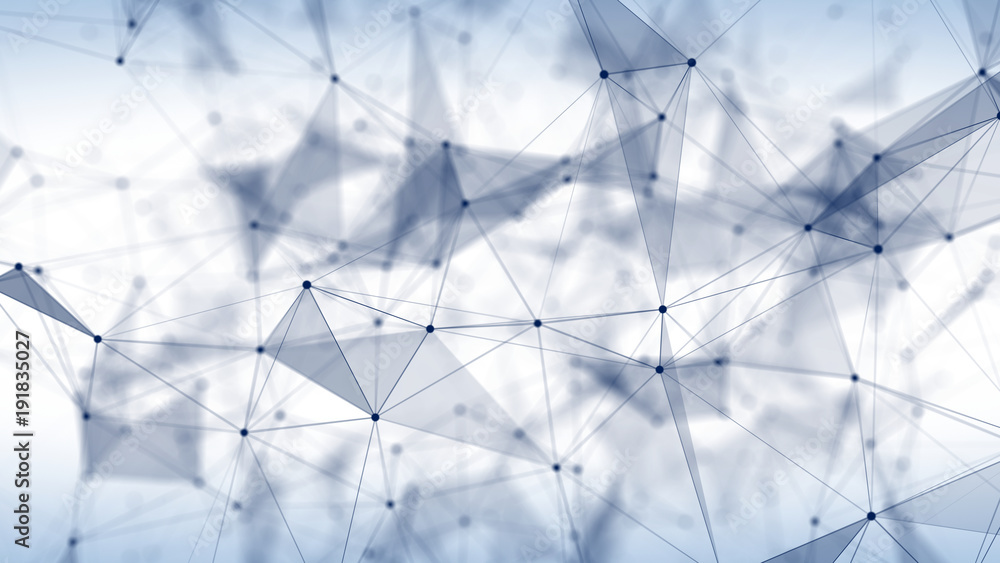 Aufkleber concept of network, internet communication. 3d rendering
