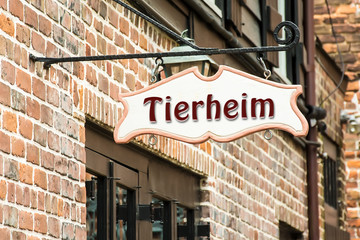 Schild 275 - Tierheim